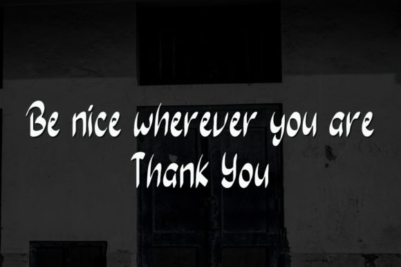 Black Door Font Poster 4