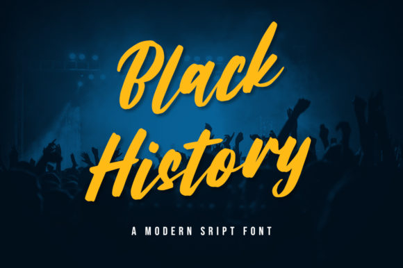 Black History Font Poster 1