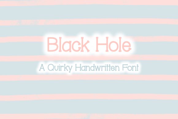 Black Hole Font