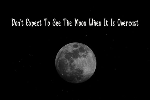 Black Moon Font Poster 3