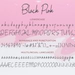 Black Pink Font Poster 8