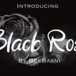 Black Rose Font Poster 1