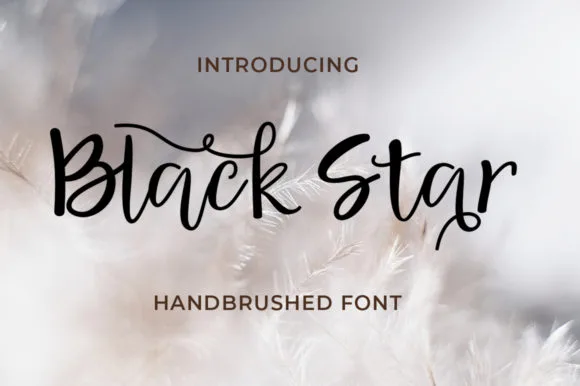 Black Star Font Black Star Font Poster 1