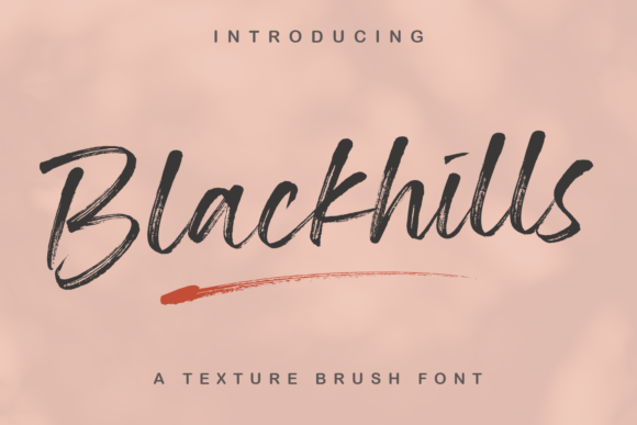 Blackhills Font Poster 1