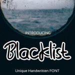 Blacklist Font Poster 1