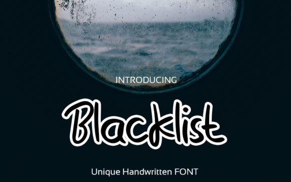 Blacklist Font