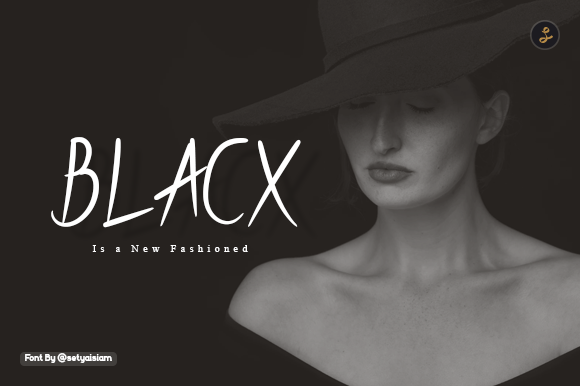 Blacx Dog Font Poster 2