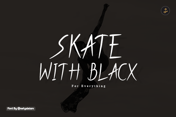 Blacx Dog Font Poster 3