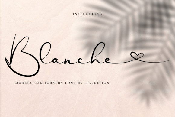 Blanche Font Poster 1