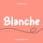 Blanche Font Poster 1
