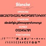 Blanche Font Poster 3