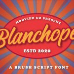 Blanchope Font Poster 1