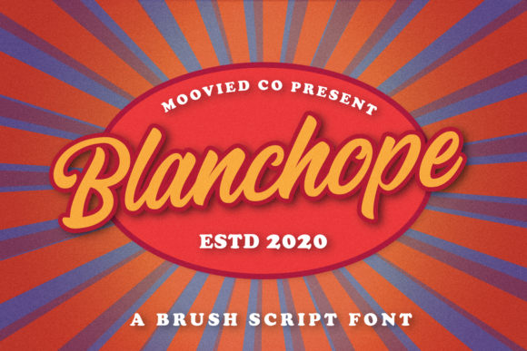 Blanchope Font Poster 1