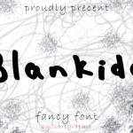 Blankide Font Poster 1