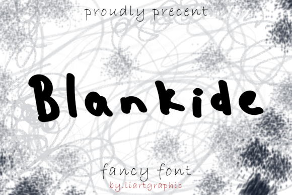 Blankide Font Poster 1