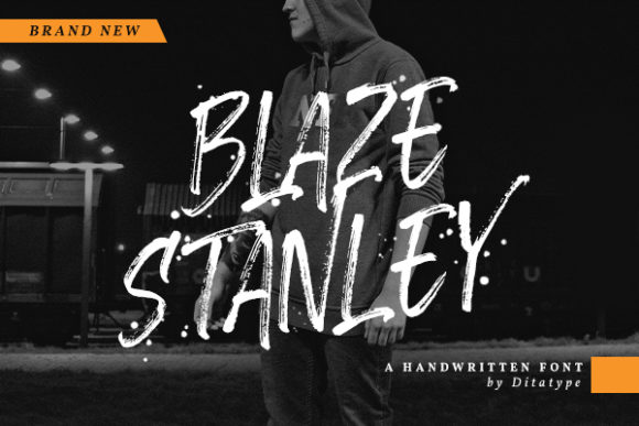 Blaze Stanley Font Poster 1