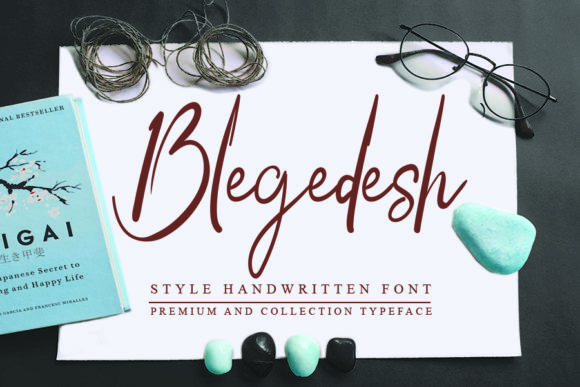 Blegedesh Font Poster 1