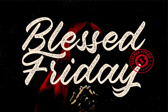Blessed Friday Font Poster 1