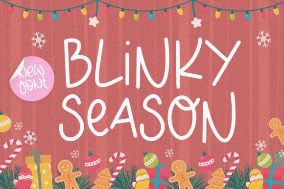 Blinky Season Font Poster 1