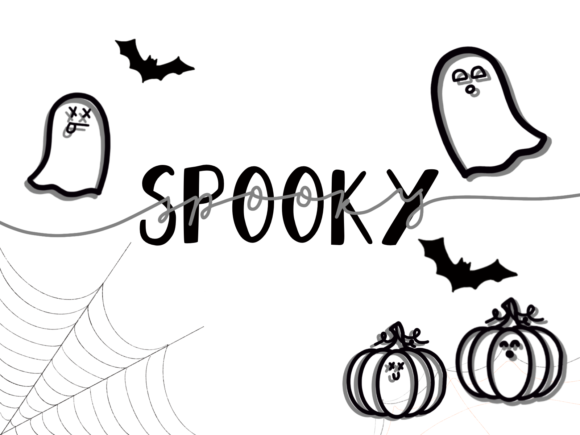 Blocked - Halloween Theme Font Poster 3