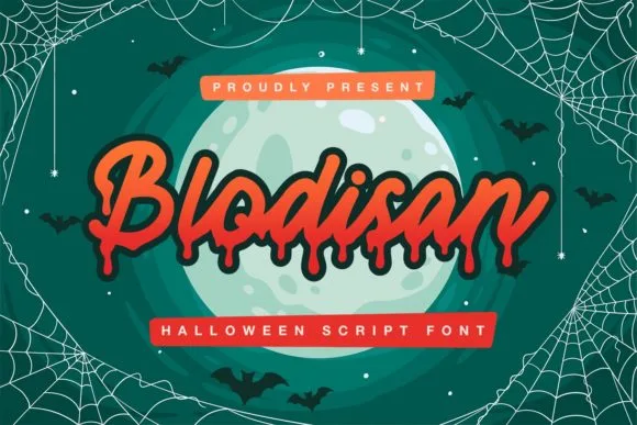 Blodisan Font Blodisan Font Poster 1