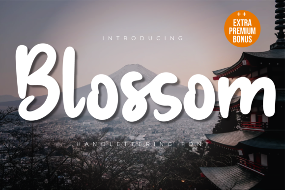 Blossom Font Poster 1