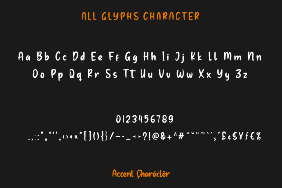 Blossom Font Poster 11
