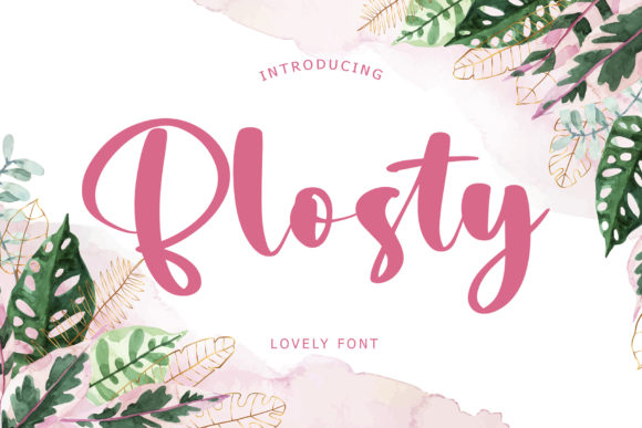 Blosty Font