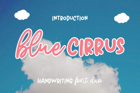 Blue Cirrus Font