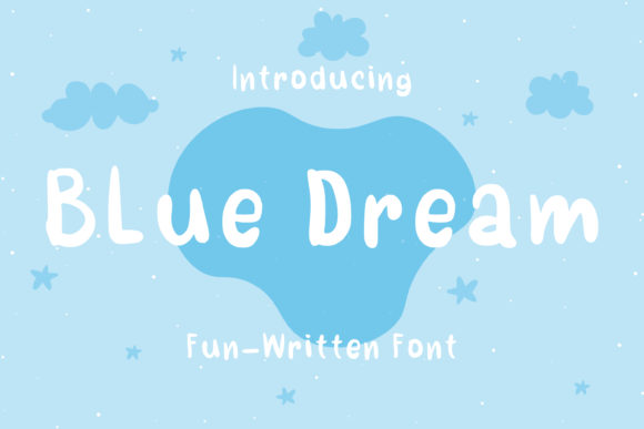 Blue Dream Font Poster 1
