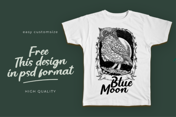 Blue Moon Font Poster 4