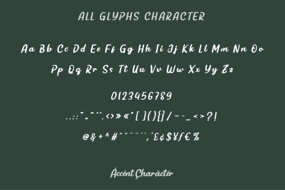 Blue Moon Font Poster 6