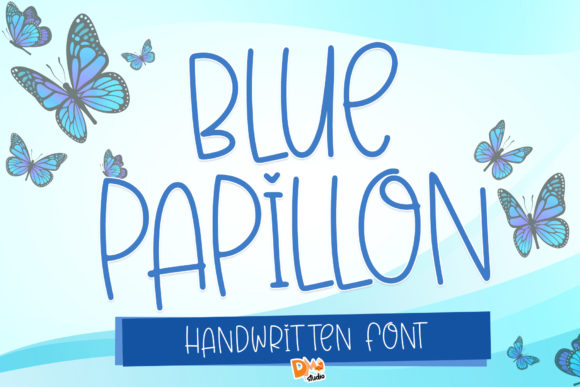 Blue Papillon Font