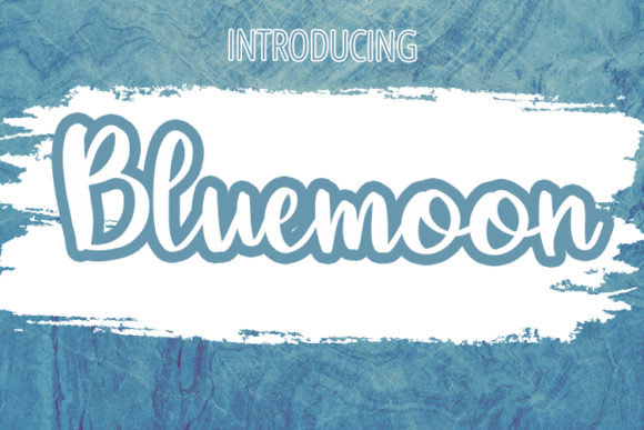 Bluemoon Font Poster 1