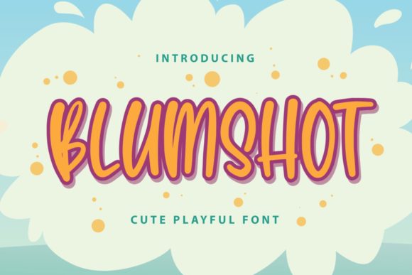 Blumshot Font Poster 1