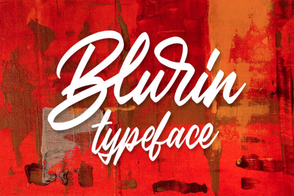 Blurin Font Poster 1