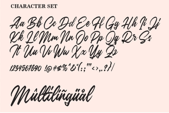 Blurin Font Poster 3