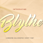 Blythe Font Poster 1