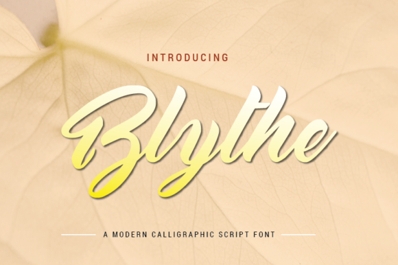 Blythe Font
