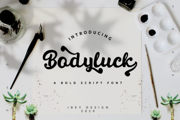 Bodyluck Font Poster 1