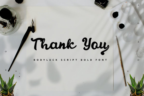 Bodyluck Font Poster 12