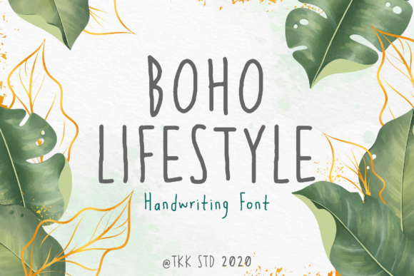 Boho Lifestyle Font Poster 1
