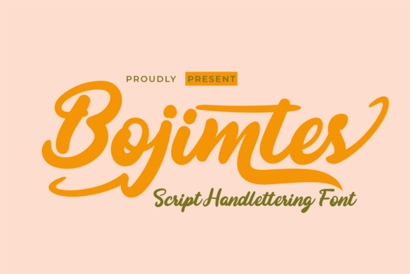 Bojimtes Font Poster 1