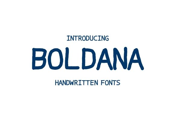 Boldana Font Poster 1