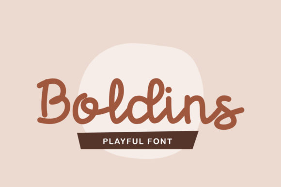 Boldins Font Poster 1