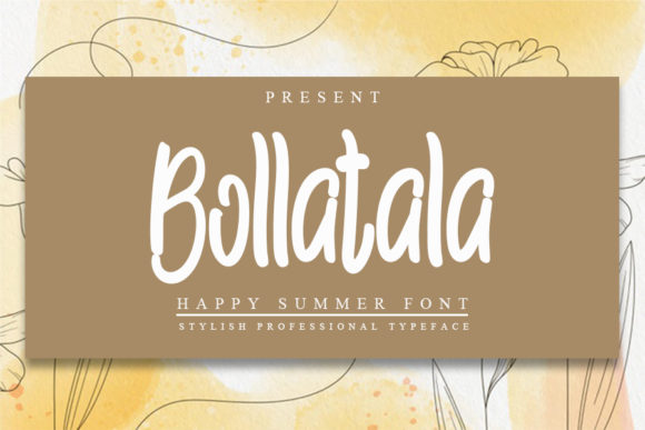 Bollatala Font Poster 1