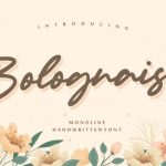 Bolognaise Font Poster 1