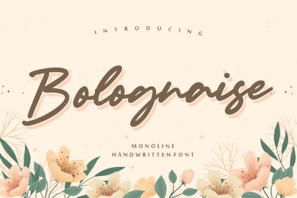 Bolognaise Font