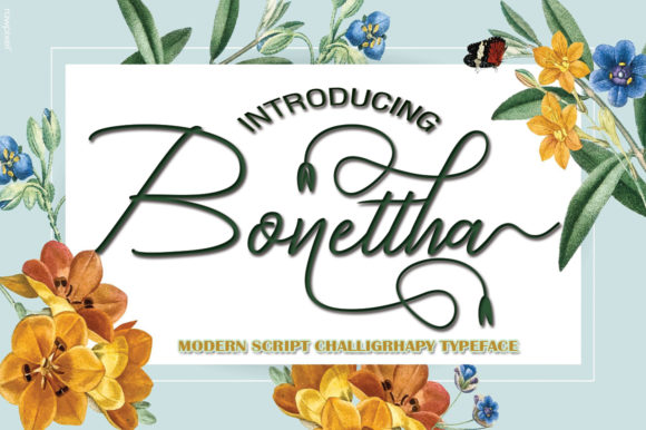 Bonettha Font Poster 1