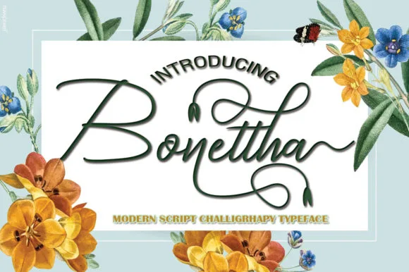 Bonettha Font Bonettha Font Poster 1